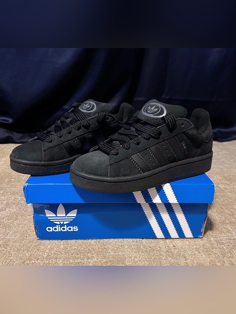 New Black Size  4J Adidas Campus Will also fit a woman’s 5